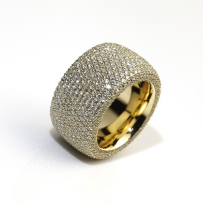 Material 750 Gelbgold - Steine Brillanten