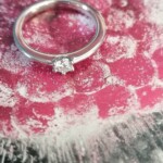 Material 750 Weißgold - Stein Brillant