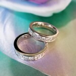 Material 750 Weißgold - Steine Brillanten