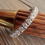 Material 750 Weißgold - Steine Brillanten