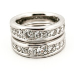 Material 950 Platin - Steine Brillanten